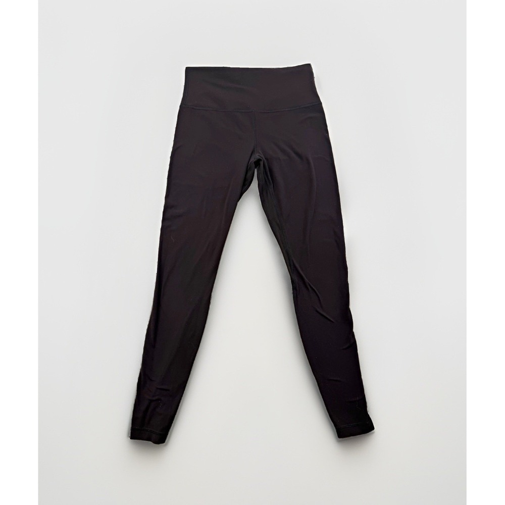 Lululemon High Rise Black Athletic Leggings Womens Size 8 Activewear Gym Yoga